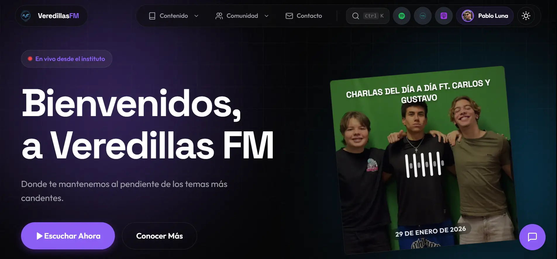Veredillas FM: Reinventando la radio de tu insti